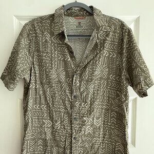 Roark Bless Up Mechanical Stretch Shirt - New Military, Size Medium
